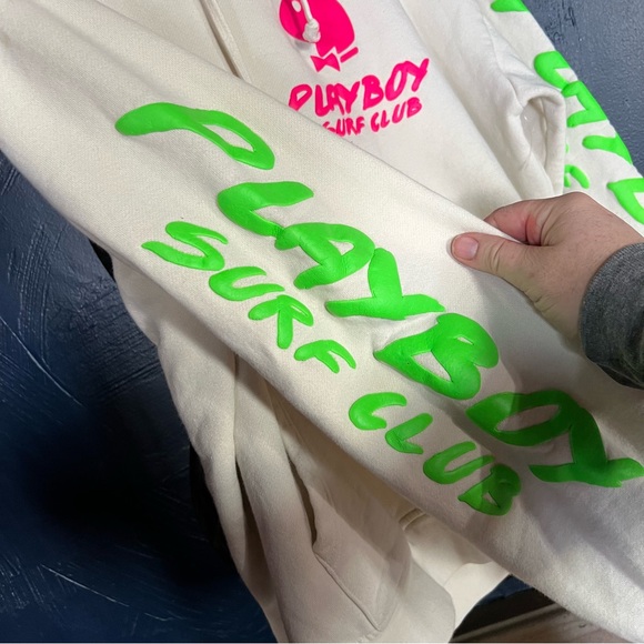 PLAYBOY SURF CLUB HOODIE! Great condition! See pics for measurements. - Picture 5 of 9